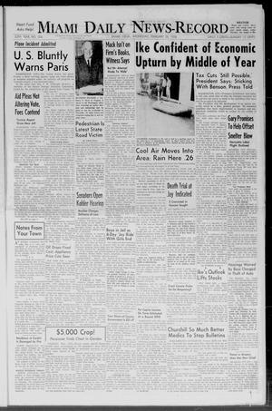 Miami Daily News-Record (Miami, Okla.), Vol. 55, No. 206, Ed. 1 Wednesday, February 26, 1958