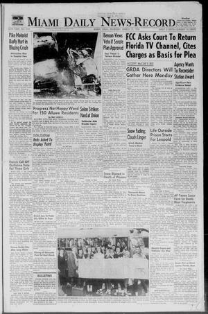 Miami Daily News-Record (Miami, Okla.), Vol. 55, No. 219, Ed. 1 Thursday, March 13, 1958