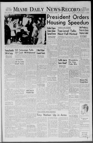 Miami Daily News-Record (Miami, Okla.), Vol. 55, No. 224, Ed. 1 Wednesday, March 19, 1958