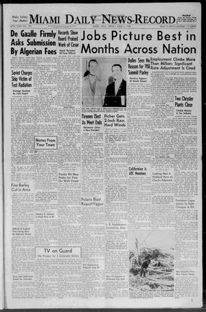 Miami Daily News-Record (Miami, Okla.), Vol. 55, No. 292, Ed. 1 Friday, June 6, 1958