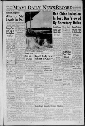 Miami Daily News-Record (Miami, Okla.), Vol. 55, No. 295, Ed. 1 Tuesday, June 10, 1958