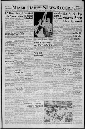 Miami Daily News-Record (Miami, Okla.), Vol. 55, No. 298, Ed. 1 Friday, June 13, 1958