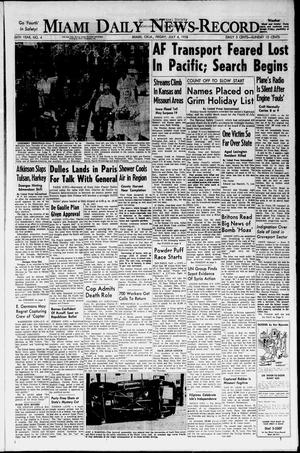 Miami Daily News-Record (Miami, Okla.), Vol. 56, No. 4, Ed. 1 Friday, July 4, 1958