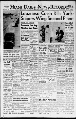 Miami Daily News-Record (Miami, Okla.), Vol. 56, No. 17, Ed. 1 Sunday, July 20, 1958