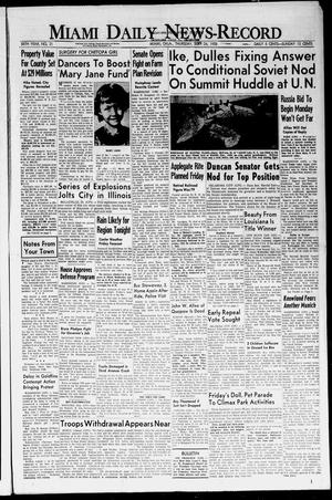 Miami Daily News-Record (Miami, Okla.), Vol. 56, No. 21, Ed. 1 Thursday, July 24, 1958
