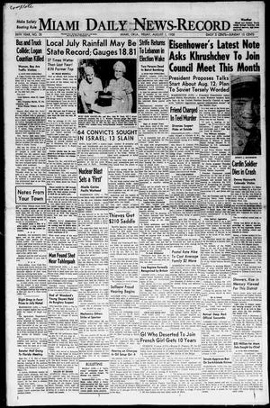 Miami Daily News-Record (Miami, Okla.), Vol. 56, No. 28, Ed. 1 Friday, August 1, 1958