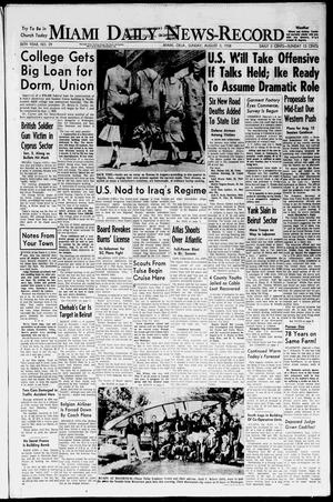 Miami Daily News-Record (Miami, Okla.), Vol. 56, No. 29, Ed. 1 Sunday, August 3, 1958