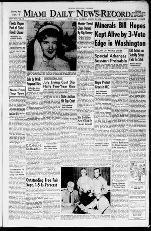Miami Daily News-Record (Miami, Okla.), Vol. 56, No. 45, Ed. 1 Thursday, August 21, 1958