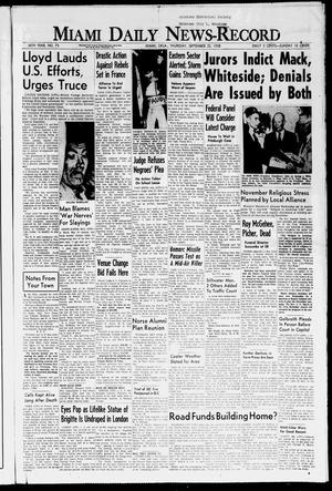 Miami Daily News-Record (Miami, Okla.), Vol. 56, No. 75, Ed. 1 Thursday, September 25, 1958