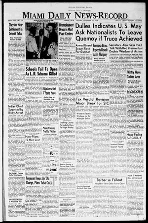 Miami Daily News-Record (Miami, Okla.), Vol. 56, No. 79, Ed. 1 Tuesday, September 30, 1958