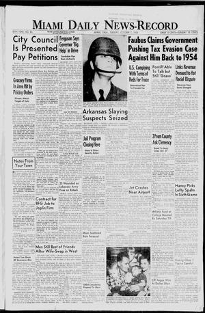 Miami Daily News-Record (Miami, Okla.), Vol. 56, No. 85, Ed. 1 Tuesday, October 7, 1958