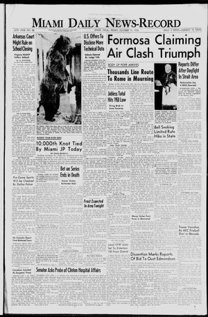 Miami Daily News-Record (Miami, Okla.), Vol. 56, No. 88, Ed. 1 Friday, October 10, 1958