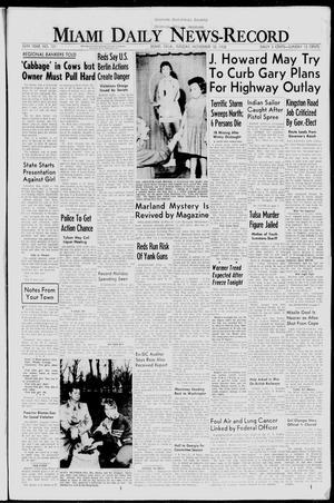 Miami Daily News-Record (Miami, Okla.), Vol. 56, No. 121, Ed. 1 Tuesday, November 18, 1958