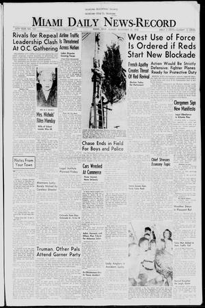 Miami Daily News-Record (Miami, Okla.), Vol. 56, No. 125, Ed. 1 Sunday, November 23, 1958