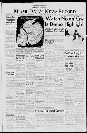 Miami Daily News-Record (Miami, Okla.), Vol. 56, No. 135, Ed. 1 Thursday, December 4, 1958