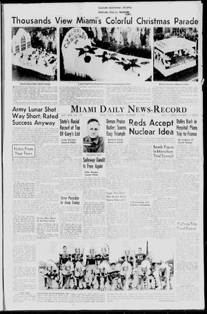 Miami Daily News-Record (Miami, Okla.), Vol. 56, No. 137, Ed. 1 Sunday, December 7, 1958
