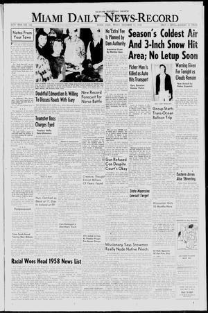 Miami Daily News-Record (Miami, Okla.), Vol. 56, No. 142, Ed. 1 Friday, December 12, 1958