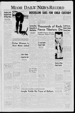 Miami Daily News-Record (Miami, Okla.), Vol. 56, No. 154, Ed. 1 Sunday, December 28, 1958