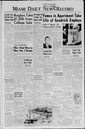 Primary view of object titled 'Miami Daily News-Record (Miami, Okla.), Vol. 56, No. 176, Ed. 1 Thursday, January 22, 1959'.
