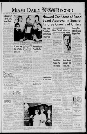 Miami Daily News-Record (Miami, Okla.), Vol. 56, No. 180, Ed. 1 Tuesday, January 27, 1959