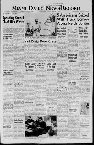 Miami Daily News-Record (Miami, Okla.), Vol. 56, No. 186, Ed. 1 Tuesday, February 3, 1959