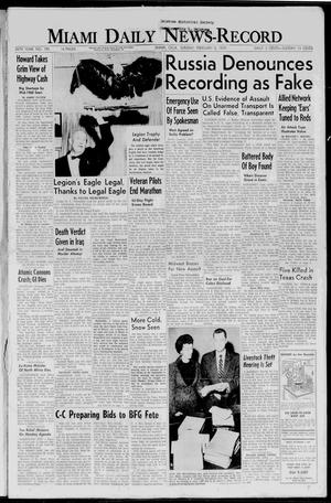 Miami Daily News-Record (Miami, Okla.), Vol. 56, No. 190, Ed. 1 Sunday, February 8, 1959