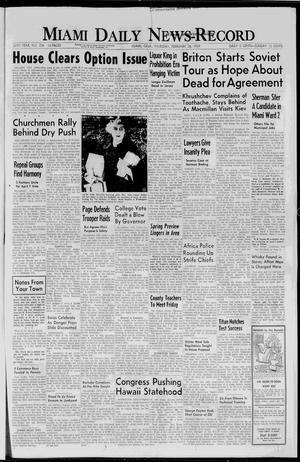 Miami Daily News-Record (Miami, Okla.), Vol. 56, No. 206, Ed. 1 Thursday, February 26, 1959