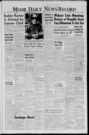 Miami Daily News-Record (Miami, Okla.), Vol. 56, No. 221, Ed. 1 Monday, March 16, 1959