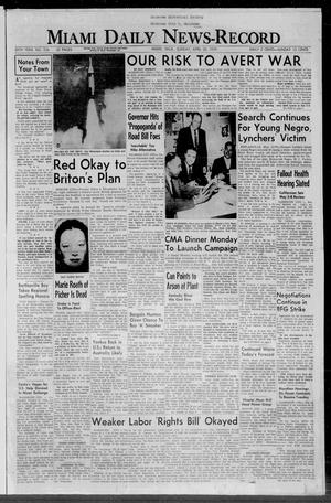 Miami Daily News-Record (Miami, Okla.), Vol. 56, No. 256, Ed. 1 Sunday, April 26, 1959