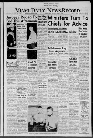 Miami Daily News-Record (Miami, Okla.), Vol. 56, No. 298, Ed. 1 Sunday, June 14, 1959