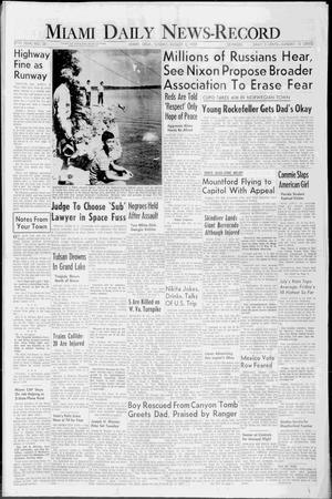 Miami Daily News-Record (Miami, Okla.), Vol. 57, No. 28, Ed. 1 Sunday, August 2, 1959