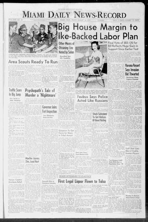 Miami Daily News-Record (Miami, Okla.), Vol. 57, No. 39, Ed. 1 Friday, August 14, 1959
