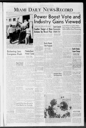 Miami Daily News-Record (Miami, Okla.), Vol. 57, No. 61, Ed. 1 Wednesday, September 9, 1959