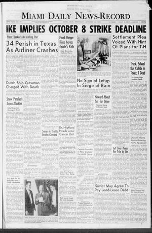 Miami Daily News-Record (Miami, Okla.), Vol. 57, No. 79, Ed. 1 Wednesday, September 30, 1959