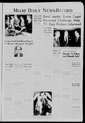 Primary view of object titled 'Miami Daily News-Record (Miami, Okla.), Vol. 57, No. 108, Ed. 1 Tuesday, November 3, 1959'.