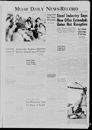 Miami Daily News-Record (Miami, Okla.), Vol. 57, No. 122, Ed. 1 Thursday, November 19, 1959