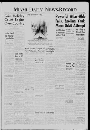 Miami Daily News-Record (Miami, Okla.), Vol. 57, No. 128, Ed. 1 Thursday, November 26, 1959