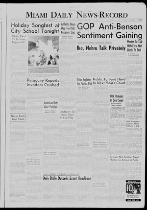 Miami Daily News-Record (Miami, Okla.), Vol. 57, No. 142, Ed. 1 Sunday, December 13, 1959