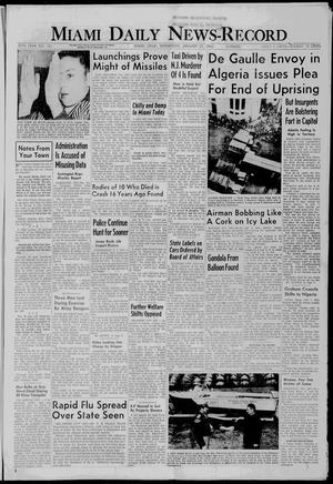 Miami Daily News-Record (Miami, Okla.), Vol. 57, No. 181, Ed. 1 Wednesday, January 27, 1960