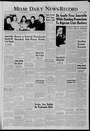 Miami Daily News-Record (Miami, Okla.), Vol. 57, No. 189, Ed. 1 Friday, February 5, 1960