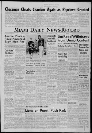 Miami Daily News-Record (Miami, Okla.), Vol. 57, No. 201, Ed. 1 Friday, February 19, 1960