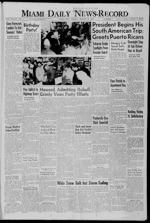 Miami Daily News-Record (Miami, Okla.), Vol. 57, No. 203, Ed. 1 Monday, February 22, 1960