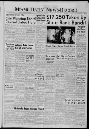 Miami Daily News-Record (Miami, Okla.), Vol. 57, No. 216, Ed. 1 Tuesday, March 8, 1960