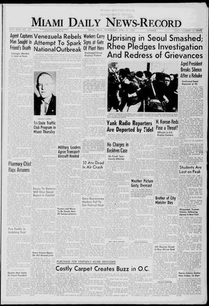 Miami Daily News-Record (Miami, Okla.), Vol. 57, No. 253, Ed. 1 Wednesday, April 20, 1960