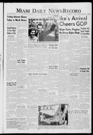 Miami Daily News-Record (Miami, Okla.), Vol. 58, No. 22, Ed. 1 Tuesday, July 26, 1960