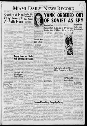 Miami Daily News-Record (Miami, Okla.), Vol. 58, No. 36, Ed. 1 Wednesday, August 10, 1960