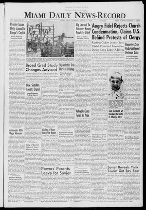 Miami Daily News-Record (Miami, Okla.), Vol. 58, No. 37, Ed. 1 Thursday, August 11, 1960