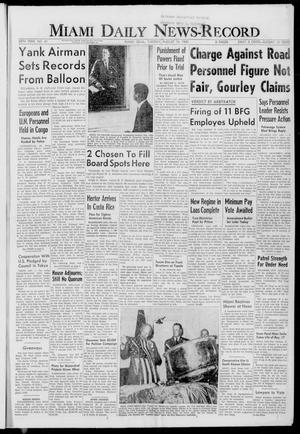 Miami Daily News-Record (Miami, Okla.), Vol. 58, No. 41, Ed. 1 Tuesday, August 16, 1960
