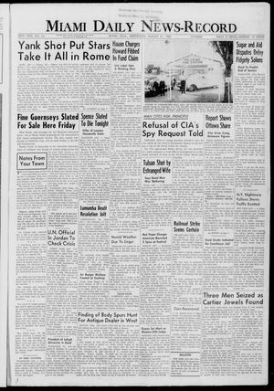 Miami Daily News-Record (Miami, Okla.), Vol. 58, No. 54, Ed. 1 Wednesday, August 31, 1960