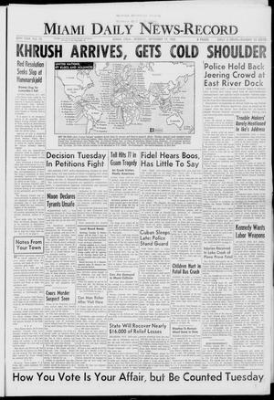 Miami Daily News-Record (Miami, Okla.), Vol. 58, No. 70, Ed. 1 Monday, September 19, 1960